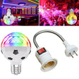 ZQMQD-001 6 LEDs Colorful Rotating Light Magic Ball Atmosphere Light, Spec: White+Universal Holder - LED Magic Ball by PMC TechLife | Online Shopping South Africa | PMC TechLife