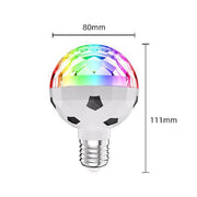 ZQMQD-001 6 LEDs Colorful Rotating Light Magic Ball Atmosphere Light, Spec: White+Universal Holder