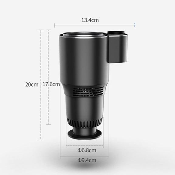 Car Digital Display Fast Cooling and Heating Cup, Style: Generation 1 Black