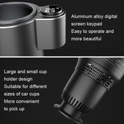 Car Digital Display Fast Cooling and Heating Cup, Style: Generation 1 Black