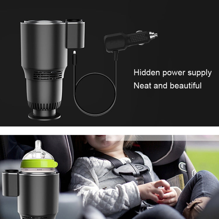 Car Digital Display Fast Cooling and Heating Cup, Style: Generation 1 Black