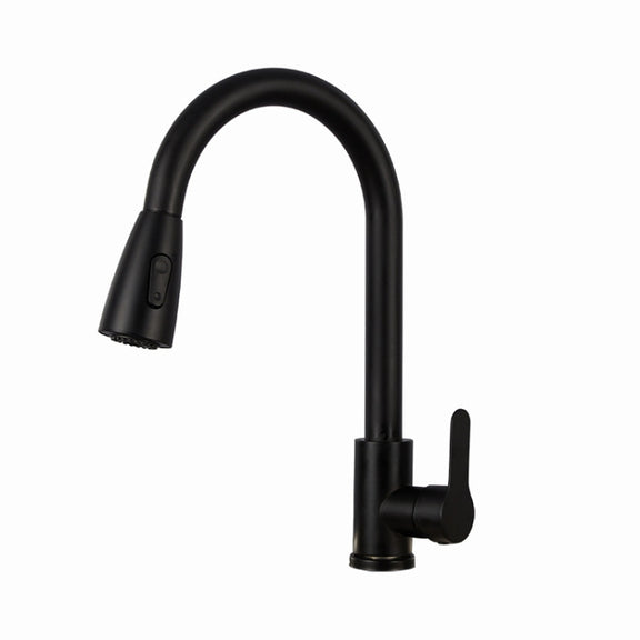 Kitchen Pull-out Faucet Stainless Steel Sink Telescopic Universal Faucet,Spec: CLY002 Wire Drawing