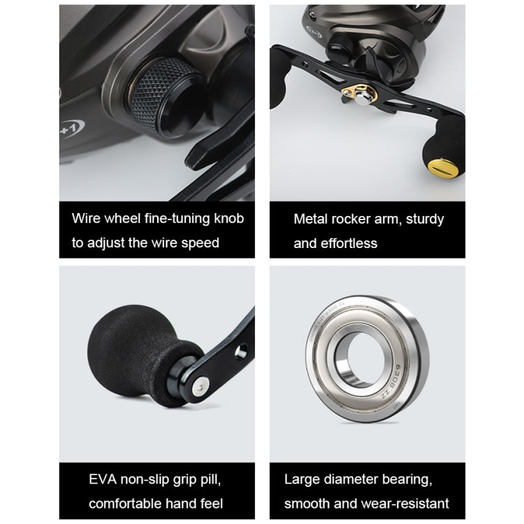 High Speed Long-throw Outdoor Fishing Anti-explosive Line Fishing Reels, Specification: AK2000 Left