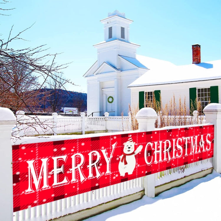 Christmas Patio Banner Party Decoration Supplies 50 x 250cm(Style 14)