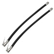 2 PCS Bicycle Car Tire Rubber Tube Pump Nozzle, Specification: 12.5mm Black - Bicycle Locks & Bicycle Pumps by PMC TechLife | Online Shopping South Africa | PMC TechLife