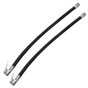 2 PCS Bicycle Car Tire Rubber Tube Pump Nozzle, Specification: 12.5mm Black