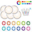 6 Light 2 Remote Set 13-colour Remote Control Ambient Light Cabinet Touch Hockey Night Light - free shipping - PMC TechLife - Order now!