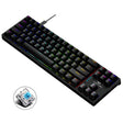 Dark Alien K710 71 Keys Glowing Game Wired Keyboard, Cable Length: 1.8m, Color: Black Green Shaft - Wired Keyboard by Dark Alien | Online Shopping South Africa | PMC TechLife | Buy Now Pay Later Mobicred