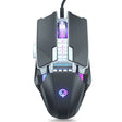 Dark Alien V710 7 Keys Metal Office Wired Glowing Mouse, Cable Length: 1.78m(Black) - free shipping - PMC TechLife - Order now!