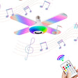 Smart Remote Control Colorful Folding Music Bulb Light with Audio Function, Spec: 4+1 - free shipping - PMC TechLife - Order now!