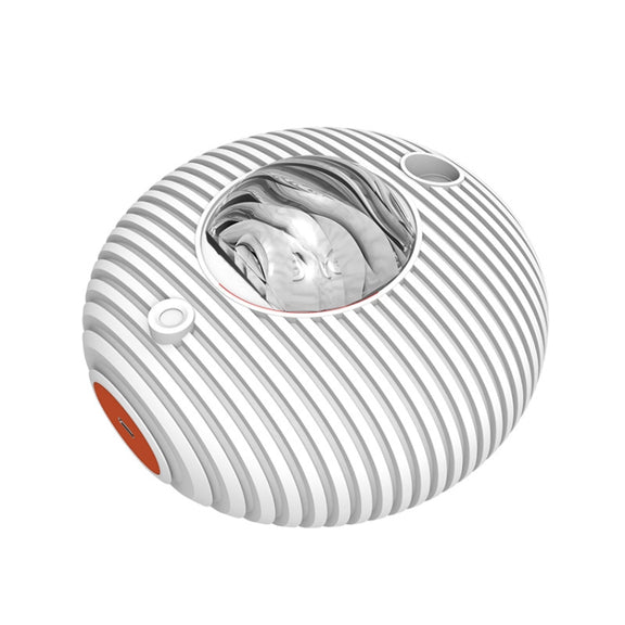K-1106 Flying Saucer Projection Light Starry Empty Northern Light Projection Lamp(White)