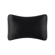 TZ19 Silk Car Head Pillow Car Memory Foam Comfort Lumbar Support(Black)