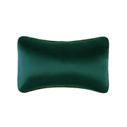 TZ19 Silk Car Head Pillow Car Memory Foam Comfort Lumbar Support(Green)