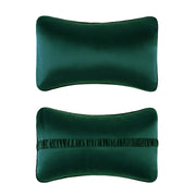 TZ19 Silk Car Head Pillow Car Memory Foam Comfort Lumbar Support(Green)