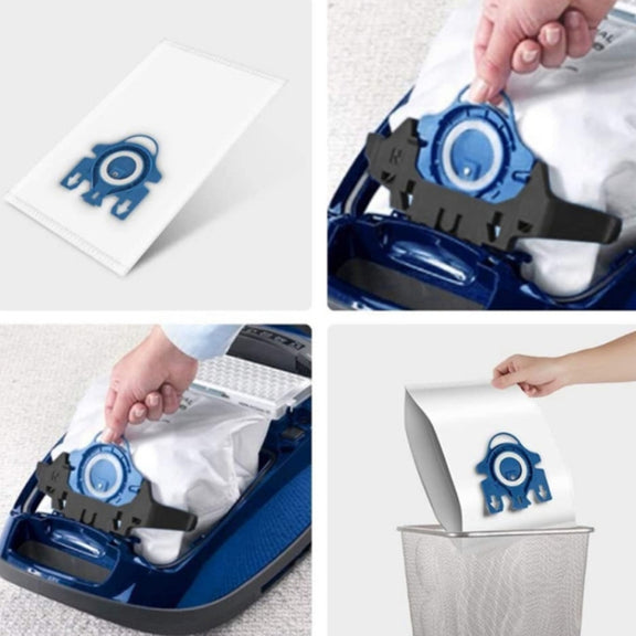 10PCS For Miele 3DFJM / Complete C2 Vacuum Cleaner Accessories Blue Dust Bag