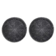 For Ecovacs Deebot N9+ 2pcs Robot Vacuum Cleaner Steam Mop Cloth(Full Hair Ash) - For ECOVACS Accessories by PMc TechLife | Online Shopping South Africa | PMc TechLife | Buy Now Pay Later Mobicred