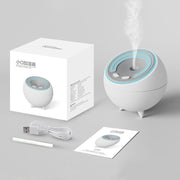 X-H05 250 ml Water Tank Small Humidifier USB Plug-in Sprayers With Night Light(Green)
