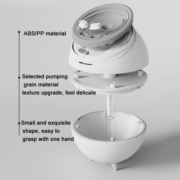 X-H05 250 ml Water Tank Small Humidifier USB Plug-in Sprayers With Night Light(White)