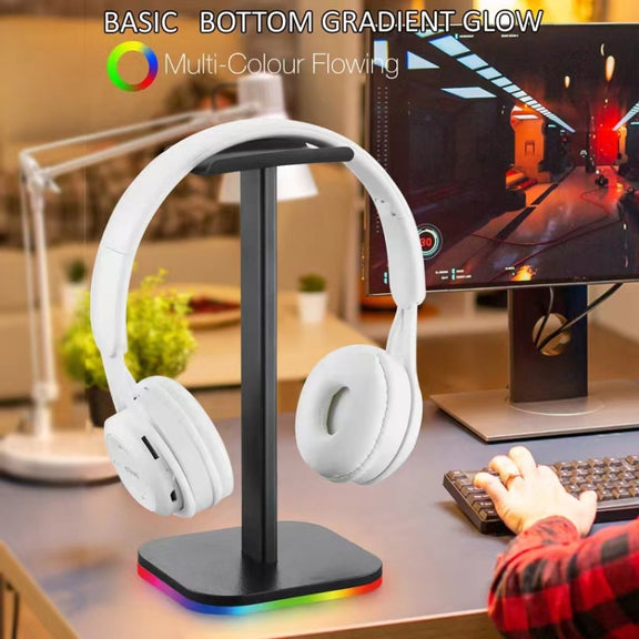 Ajazz Detachable RGB Glowing Game Headset Stand USB Pickup Lamp, Style: RGB Model