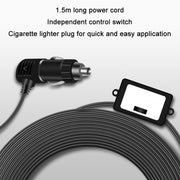 Car Powerful Fixing Clip Cooling High Wind Power Electric Fan, Specification: 8 inch Black 12V