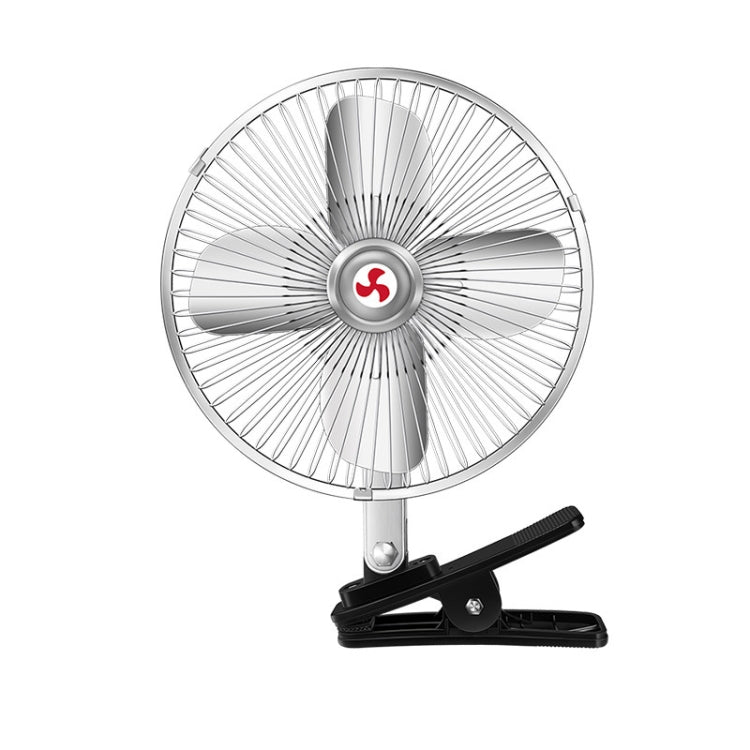 Car Powerful Fixing Clip Cooling High Wind Power Electric Fan, Specification: 8 inch Metal 12V