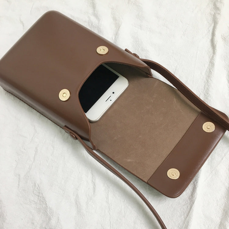 Fashion Versatile Vertical Models Single Shoulder Crossbody Mobile Phone Bag, Color: Zebra Pattern