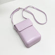 Fashion Versatile Vertical Models Single Shoulder Crossbody Mobile Phone Bag, Color: Purple - free shipping - PMC TechLife - Order now!