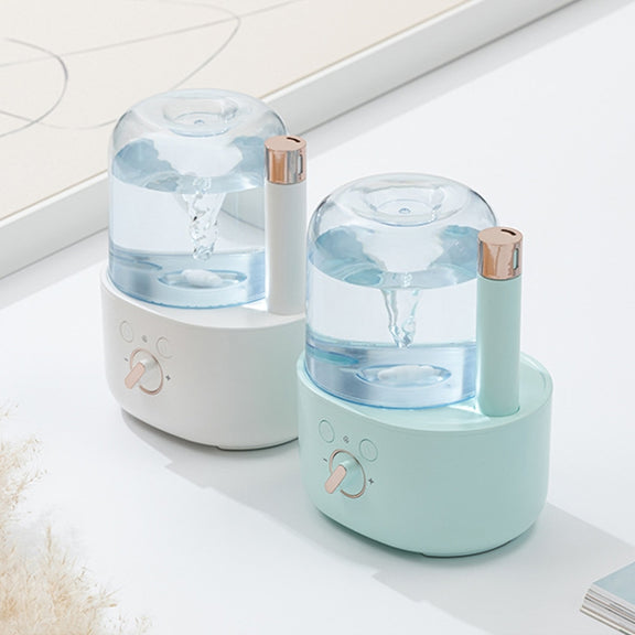 Large Capacity Humidifying Aromatherapy Machine Home Automatic Fragrance Sprayer With Night Light(Green)