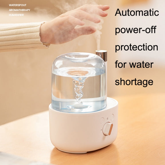 Large Capacity Humidifying Aromatherapy Machine Home Automatic Fragrance Sprayer With Night Light(White)