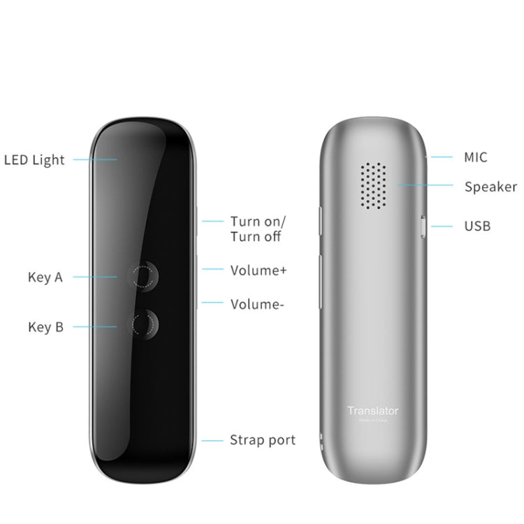 Junyue G5 Smart Language Translation Machine Bluetooth Portable Business Learning Translation Pens(White)
