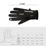 HUNTRANGE A022 Outdoor Water-resistant Touch Screen Riding Keep Warm Gloves, Size: L(Black)