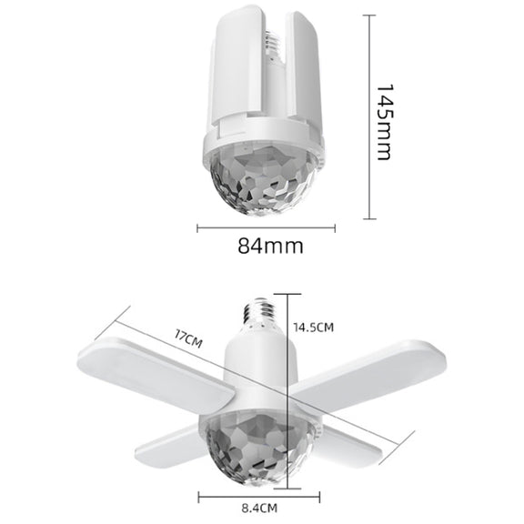 LY-002 24W Mini Bluetooth RGB Light Effect Foldable Music Light(Magic Light)