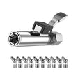 PC002 Lock Clamp Type High Pressure Grease Nozzle, Style: Butter Mouth+10 45 Degrees Heads - Other Tools by PMC TechLife | Online Shopping South Africa | PMC TechLife | Buy Now Pay Later Mobicred