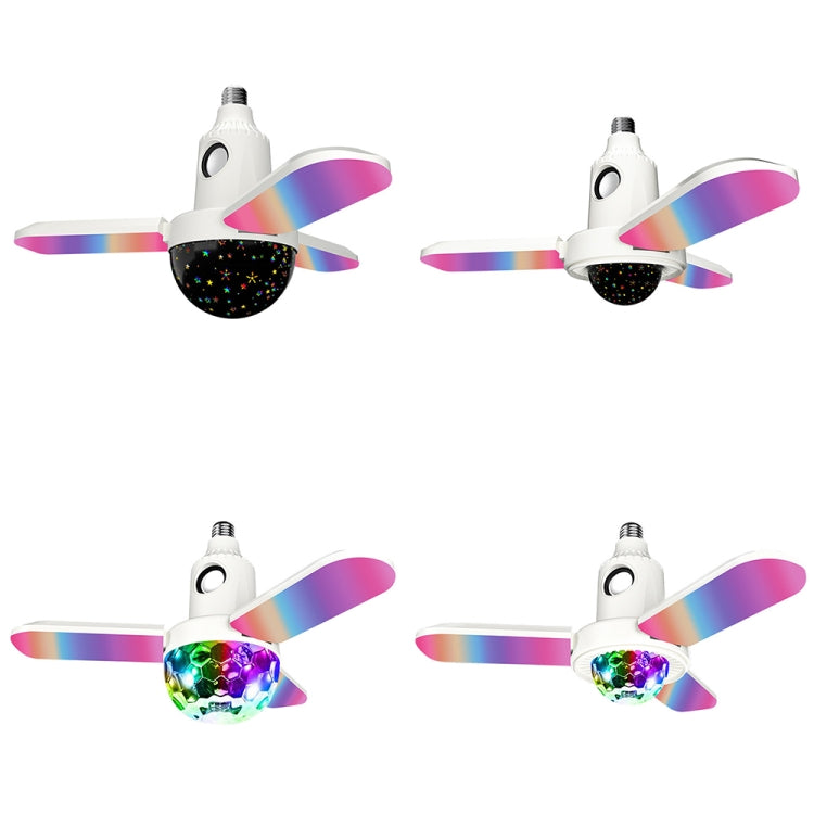 ZSCPH-001 40W Multifunctional Bluetooth RGB Colorful Three-Leaf Music Atmosphere Light, Size: S (Star)