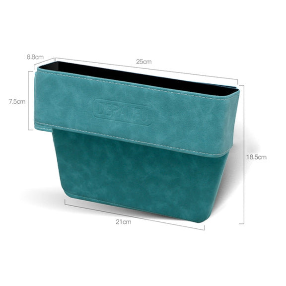 DE RAN FU Car Seat Storage Box Cup Holder Fur Citrine Phone Sundry Storage Box(Black)