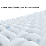 3D Cloud Eye Mask Ice Silk Slow Rebound Memory Foam Sleep Comfort Eye Mask(Black)