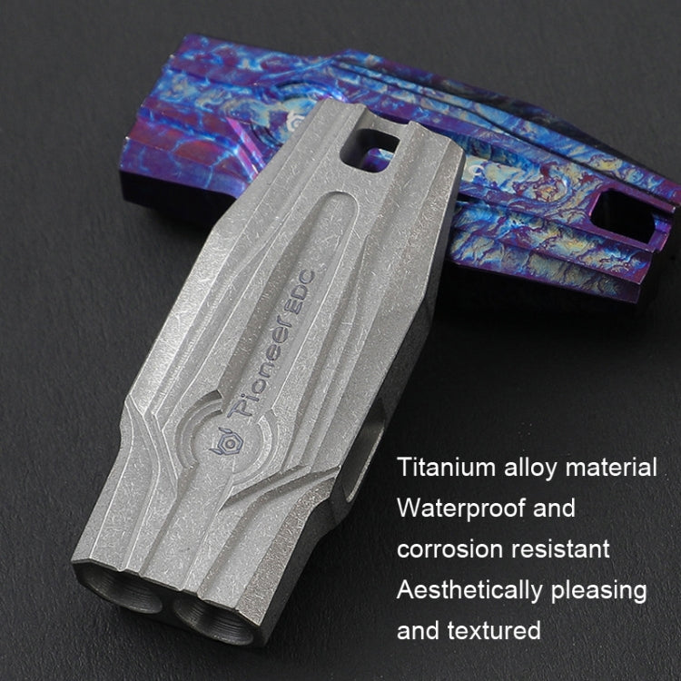 KS014 Dual Tube Outdoor Survival Referee Training High Frequency Whistle, Color: Colorful