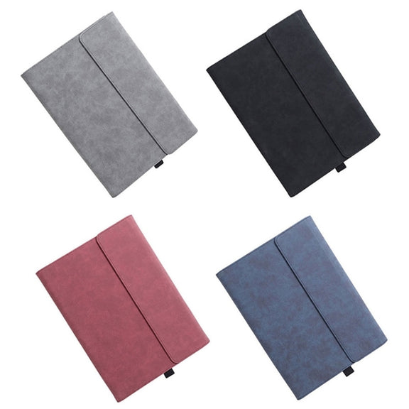 For Microsoft Surface Pro 9 Tablet Protective Case Holder(South African Sheepskin Red Case)