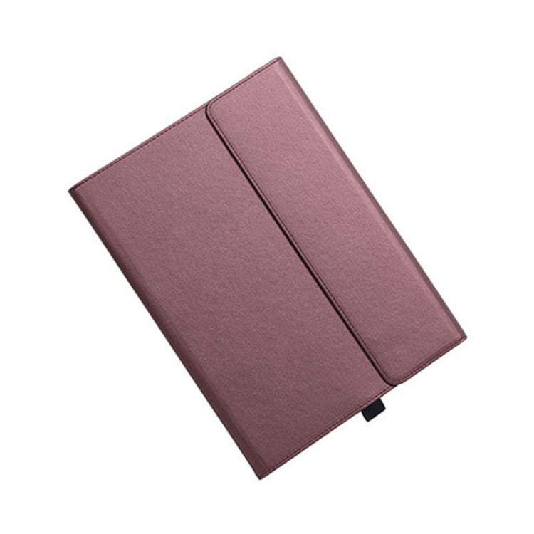 For Microsoft Surface Pro 8 Tablet Protective Case Holder(Microfiber Lambskin Texture Red Case)