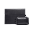 For Microsoft Surface Pro 8 Tablet Protective Case Holder(Microfiber Lambskin Texture Black Case + Power Supply Bag) - Others by PMC Jewellery | Online Shopping South Africa | PMC Jewellery | Buy Now Pay Later Mobicred