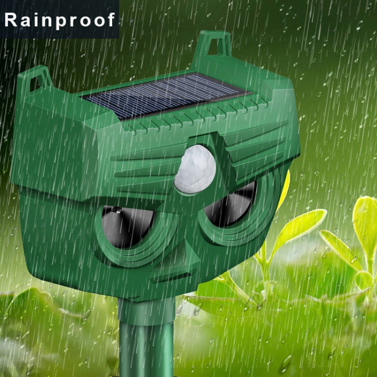 RC-543 Outdoor Solar Dog Repellent Infrared Ultrasonic Animal Bird Repellers