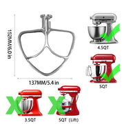 For KitchenAid Stand Mixer  5QT Mixer Head Stainless Steel Accessories