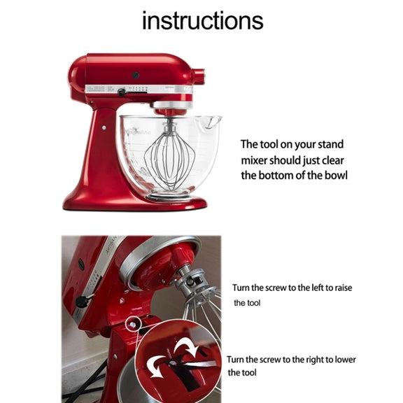 For KitchenAid Stand Mixer  5QT Mixer Head Stainless Steel Accessories