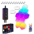 12pcs / Set Gaming Ambient Light Smart Chiclet Backdrop Quantum Wall Light, Versions: WIFI - free shipping - PMC TechLife - Order now!