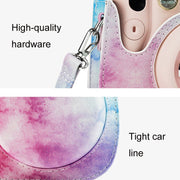 For Instax Mini11 / 9 / 8 PU Cortex Retro Camera Bag Protective Cover(Fantastic Cloud)