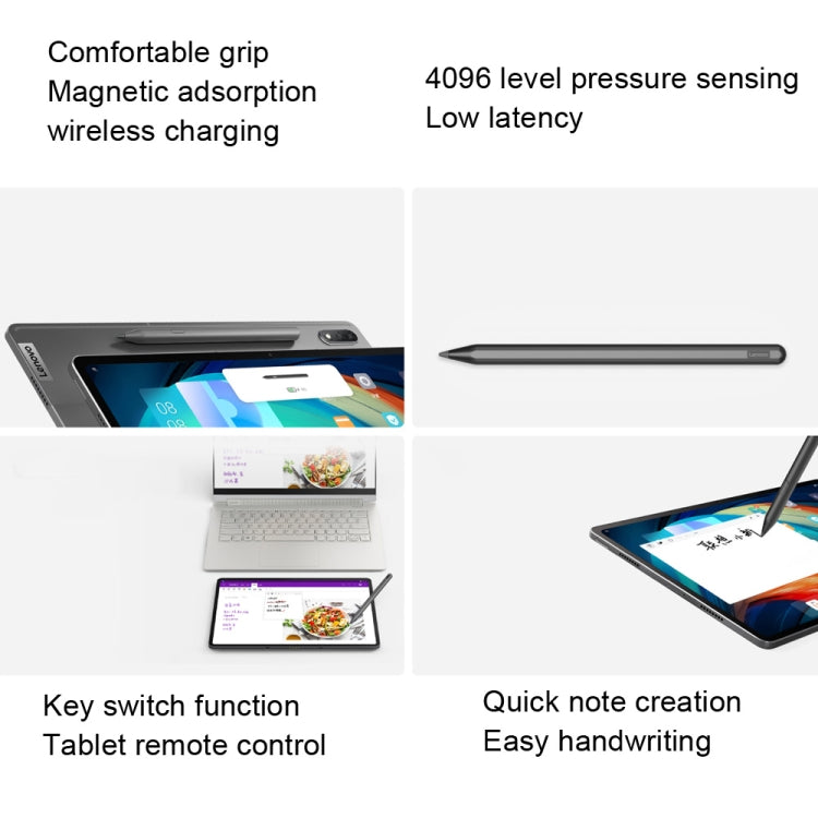 For Xiaoxin Pad Pro 12.6 inch/2022 2 Generation Original Lenovo Stylus(Black)