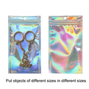 100PCS Laser Self-sealing Packaging Bag Data Line Aluminum Foil Plastic Bag , Size: 20x30cm