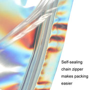 100PCS Laser Self-sealing Packaging Bag Data Line Aluminum Foil Plastic Bag , Size: 20x30cm