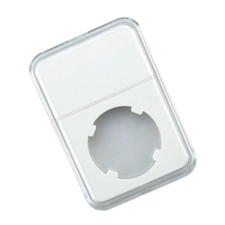 Commemorative Coin Identification Rating Box Coin Collection Box, Color: White (27mm)