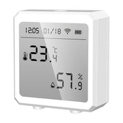 Wifi Temperature And Humidity Meter Sensor Equipment Smart Home Graffiti APP Temperature And Humidity Sensor(White)